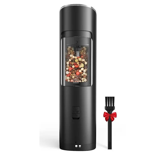 Gravity Electric Salt and Pepper Grinder Set - Automatic Battery Powered