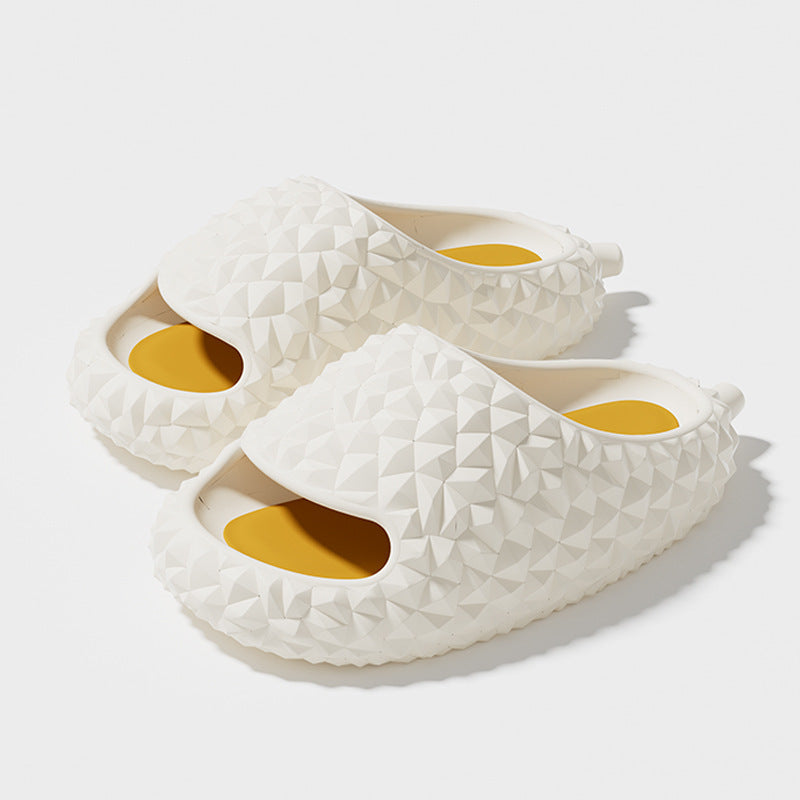 Durian Slippers Unique Design Peep-toe Home Shoes Cute Bathroom Slippers Durian Slippers Unique Design Peep-toe H | Ectron Online