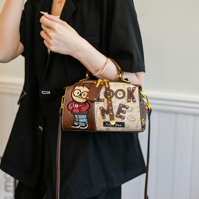 INS Trendy Cartoon Printed Shoulder Bag