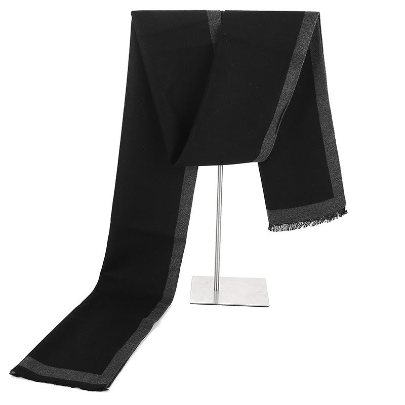 Simple Brushed Artificial Silk Scarf