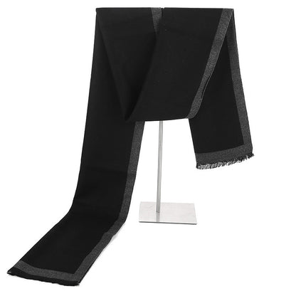 Simple Brushed Artificial Silk Scarf