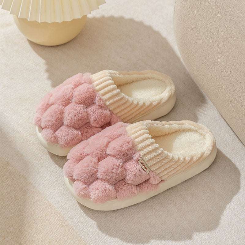 Men's And Women's Fashion Household Indoor Warm Non-slip Plush Slippers Men's And Women's Fashion Household Indo | Ectron Online