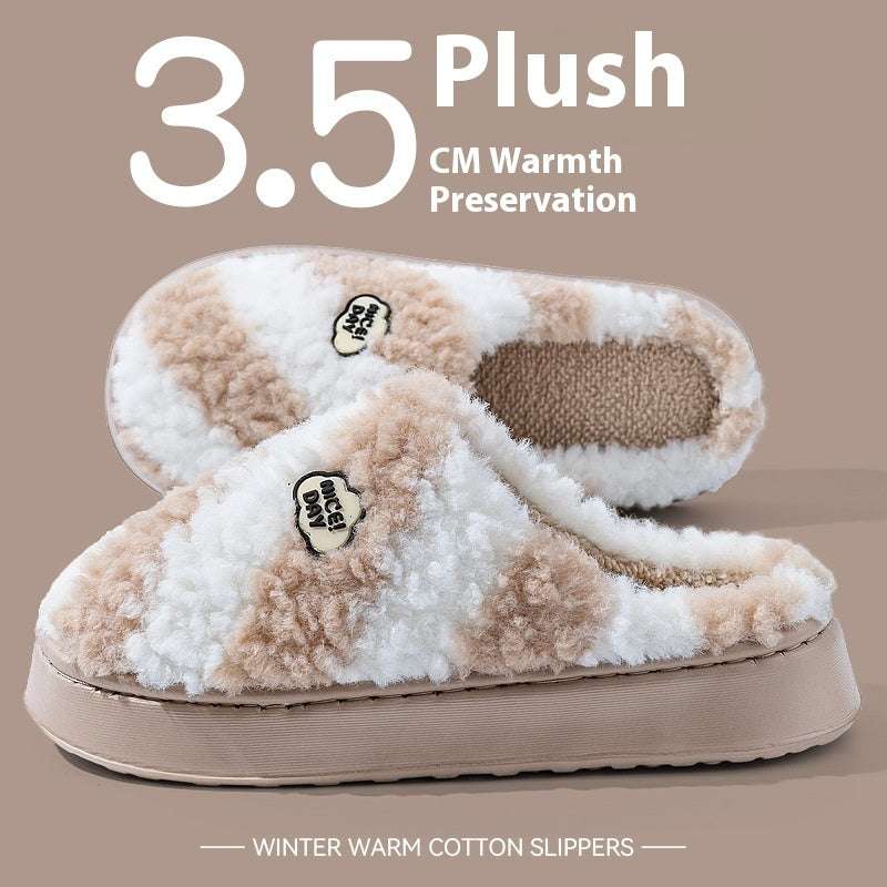 Women's Warm Non-slip Mute Velvet Cotton Slippers Women's Warm Non-slip Mute Velvet Cotton | Ectron Online