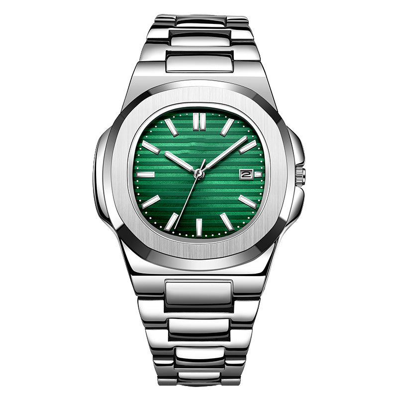 Fashion Steel Belt Calendar Luminous Watch Men Fashion Steel Belt Calendar Luminous Wat | Ectron Online