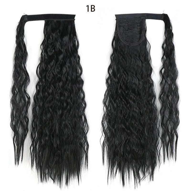 Water Wave Ponytail Wig - Elegant & Easy Style Ponytail Wig Water Wave Velcro Banding C | Ectron Online