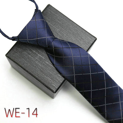 Men's Fashion Casual Zipper Suit Tie