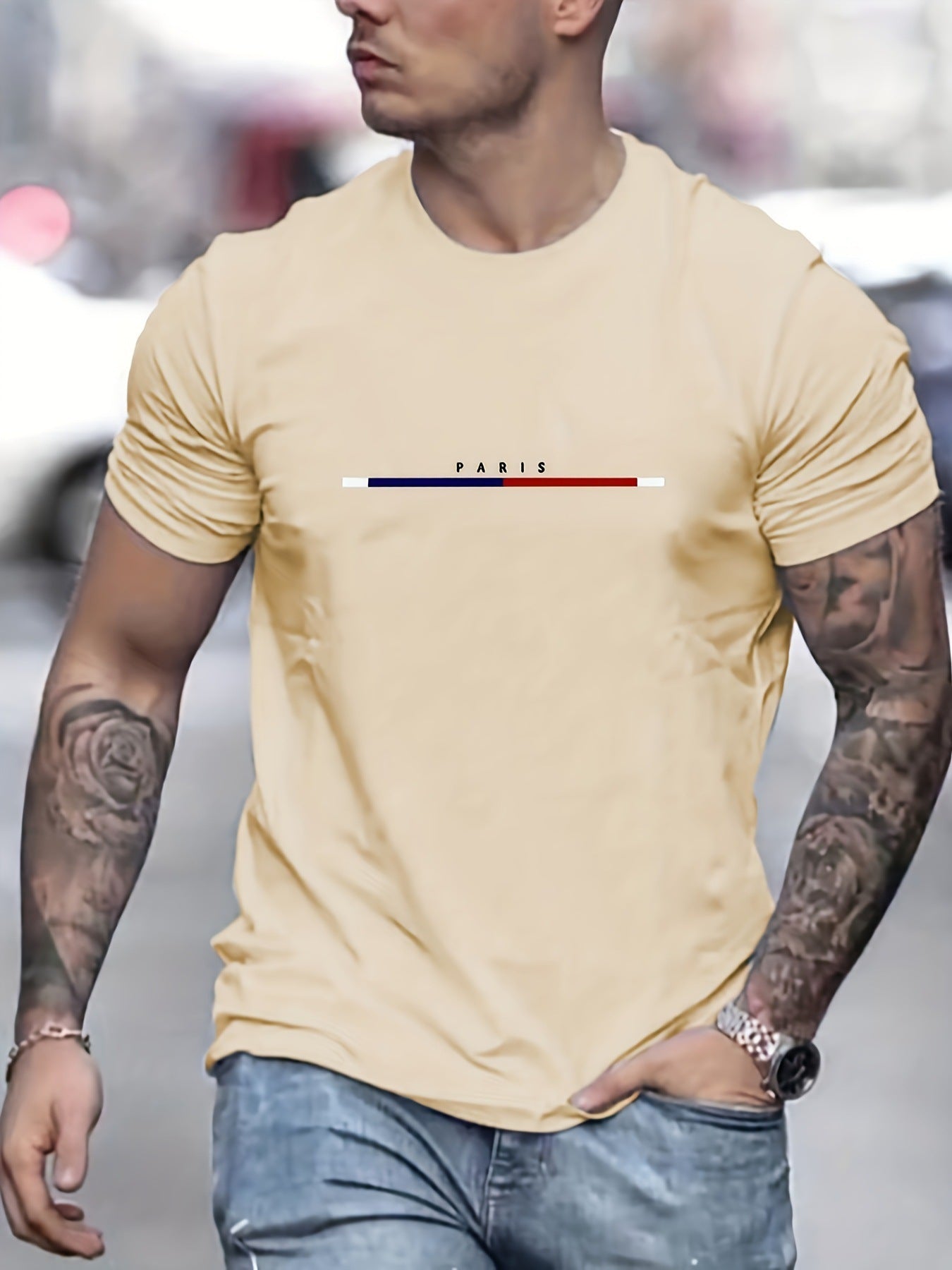 Men’s Cotton T-Shirt – Fashion Personality Graphic Tee Men's Fashion Personality Cotton T-shirt | Ectron Online