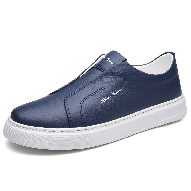 Casual & Comfortable Slip-on Shoes - Non-slip & Breathable Casual And Comfortable Breathable Non-slip Trendy Soft Bottom Rubber Round Toe Flat Heel Slip-on Shoes | Ectron Online