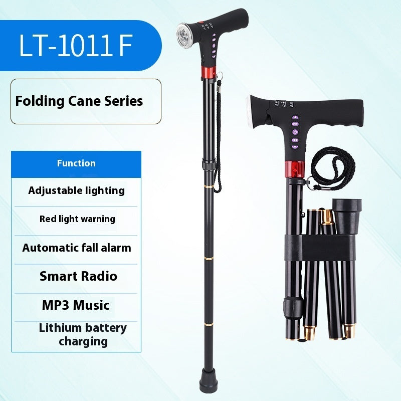 Multifunctional Non-Slip Smart Retractable Folding Cane Multifunctional Non-slip Smart Retractab | Ectron Online