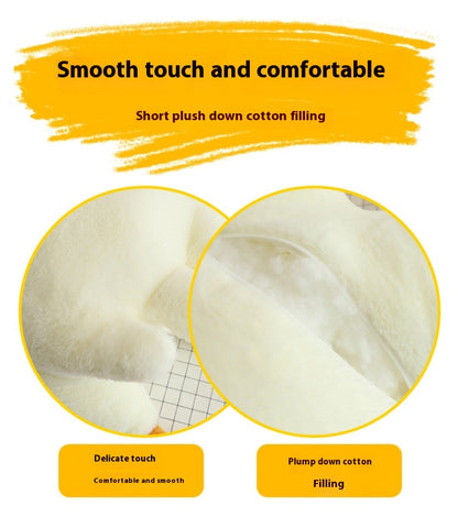 Big White Goose Plush Pillow Cute Big White Geese Pillow Plush Toy | Ectron Online