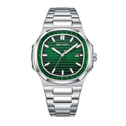 Men's Diamond Luminous Watch 2024 Men's Fashion Diamond Luminous Quar | Ectron Online