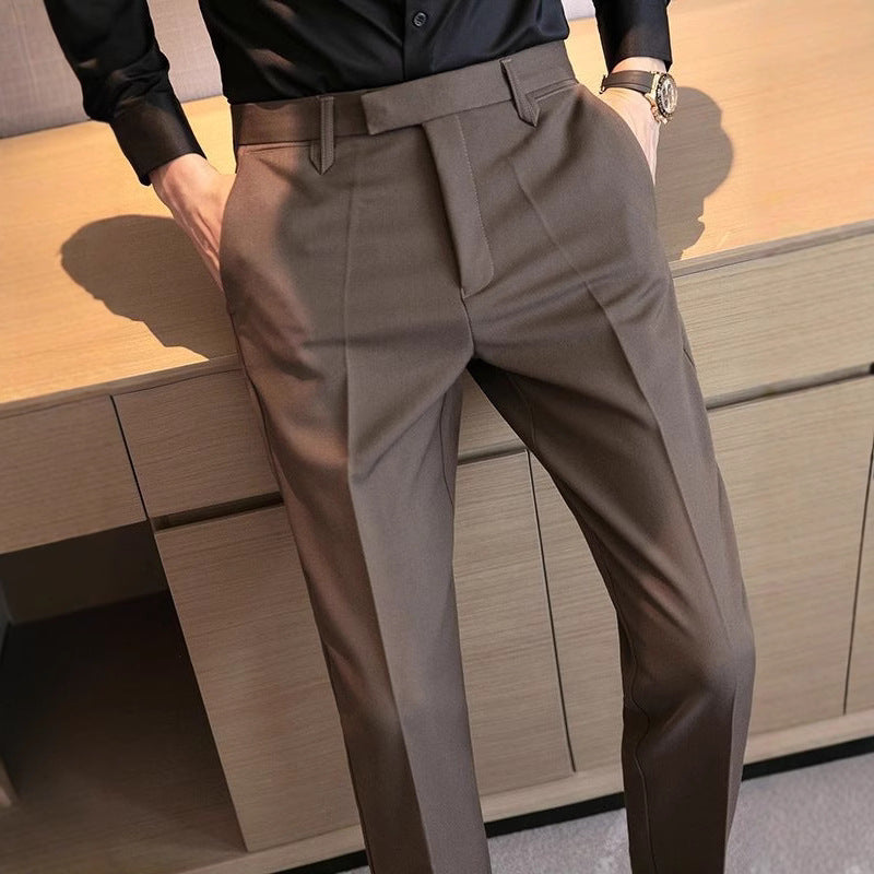 Men's British-Style Dapper Dress Pants
