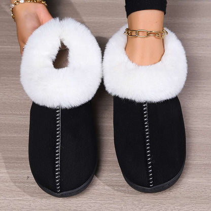 Home Cotton Slippers for Women – Non-slip Neutral Design Home Cotton Slippers Women's Non-slip Ne | Ectron Online