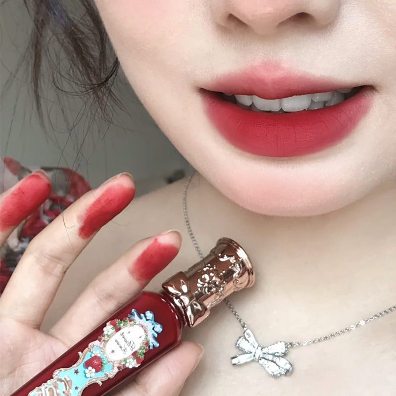 Strawberry Rococo Blush Velvet Matte Lip Glaze Flower Knows Strawberry Rococo Series Em | Ectron Online