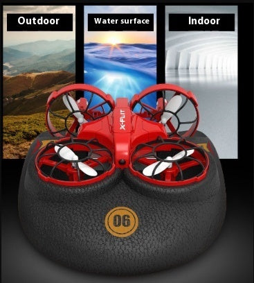 Multi-function Toy | One Mini Drone RC Boat Water Land And Air Four-Axis Hov | Ectron Online
