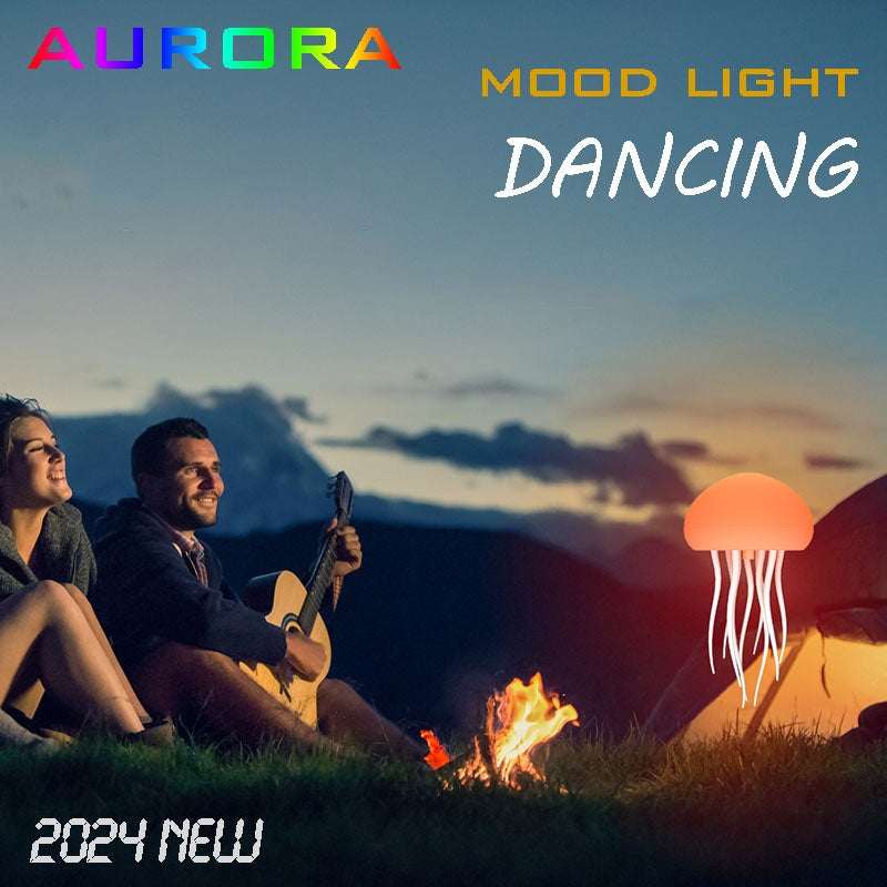 LED Jellyfish Lamp - RGB Gradient Light with Dancing Legs LED Jellyfish Light RGB Gradient Jellyfi | Ectron Online