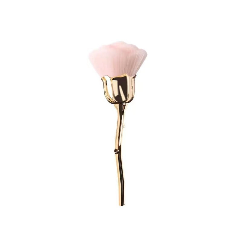 Rose Face Powder Makeup Brush - Soft & Precise Rose Face Powder Makeup Brush | Ectron Online