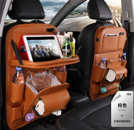 Organizer Your Car | Seat Back | Hanging Bag PU Leather Car Storage Bag | Ectron Online