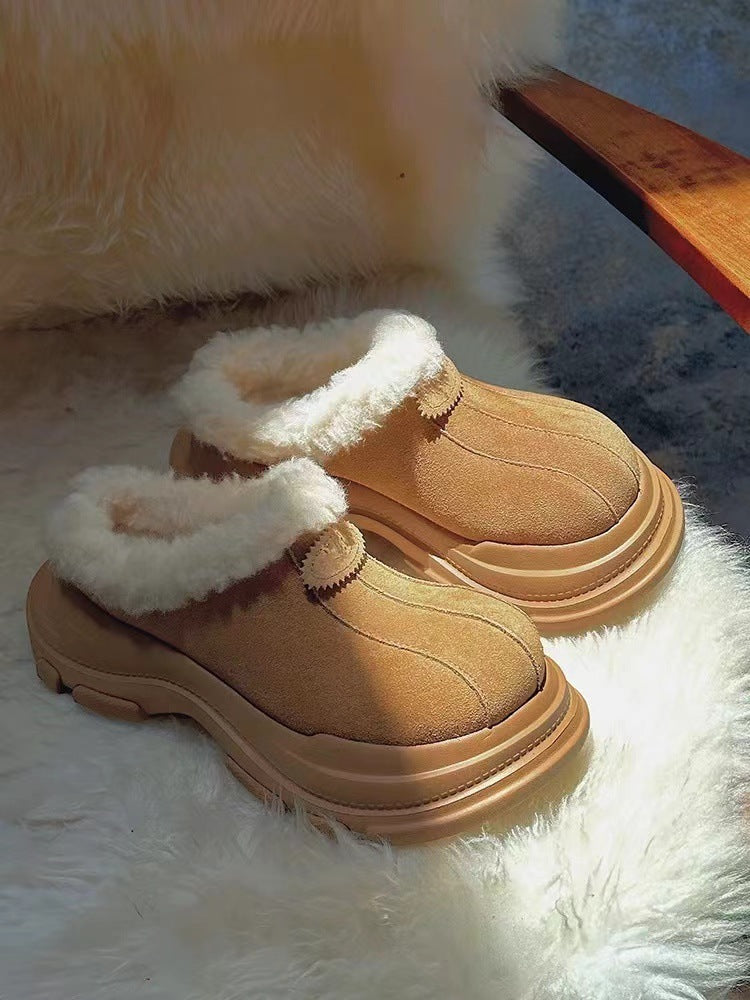 Fur Integrated Platform Snow Boots Women Fur Integrated Platform Snow Boots Women | Ectron Online