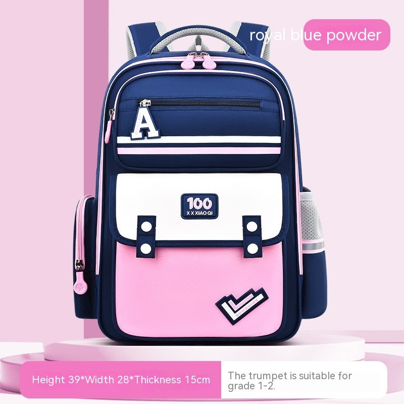 Spine & Waist Protection Schoolbag | Burden-Reducing Kids Backpack New Student Schoolbag Waist And Spine Pr | Ectron Online