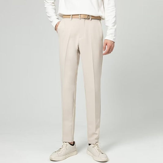 Draping Effect Casual Pants - Thin & Cool Draping Effect Thin Cool Straight Casual | Ectron Online