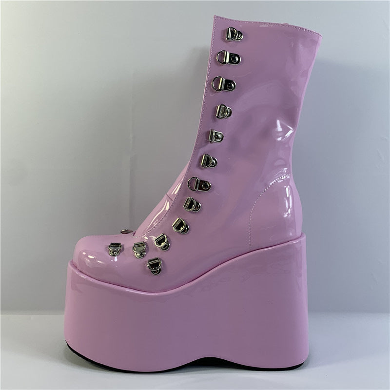 Casual Platform Shoes – Flat High-Top & Low-Top Options Casual Flat Platform High-top Low-top Sh | Ectron Online