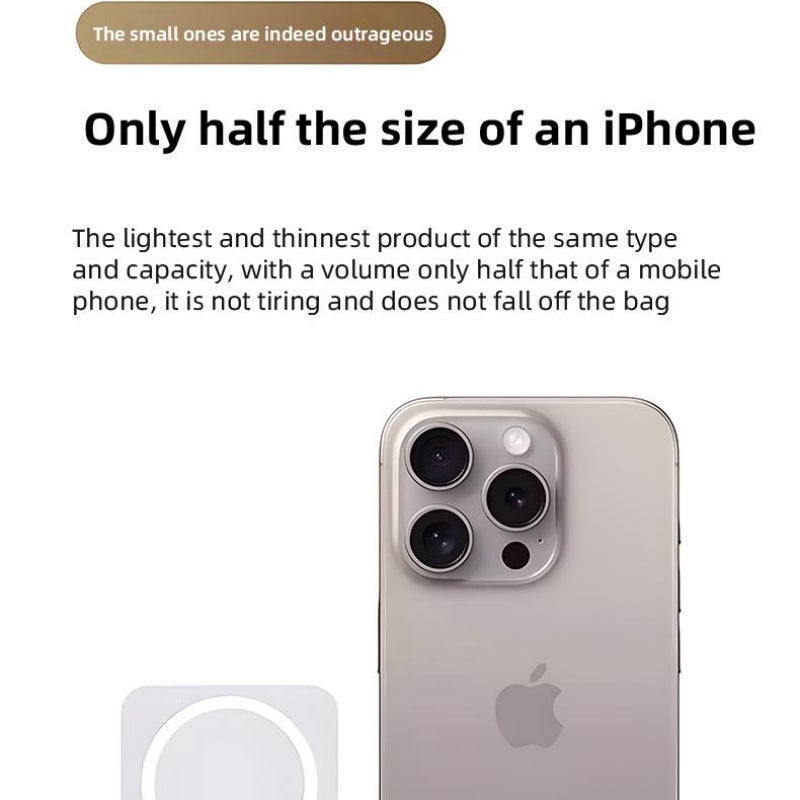 10,000mAh Magnetic Fast Charging Power Bank | Mini Wireless Charger