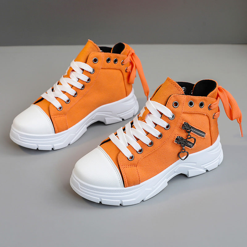 New Canvas Breathable Platform Heighten Casual Shoes New Canvas Breathable Platform Heighten | Ectron Online