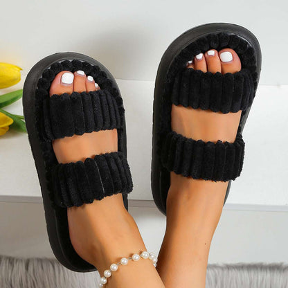 Soft & Comfortable Lamb Wool Cotton Slippers for Women Soft And Comfortable Lamb Wool Women's C | Ectron Online