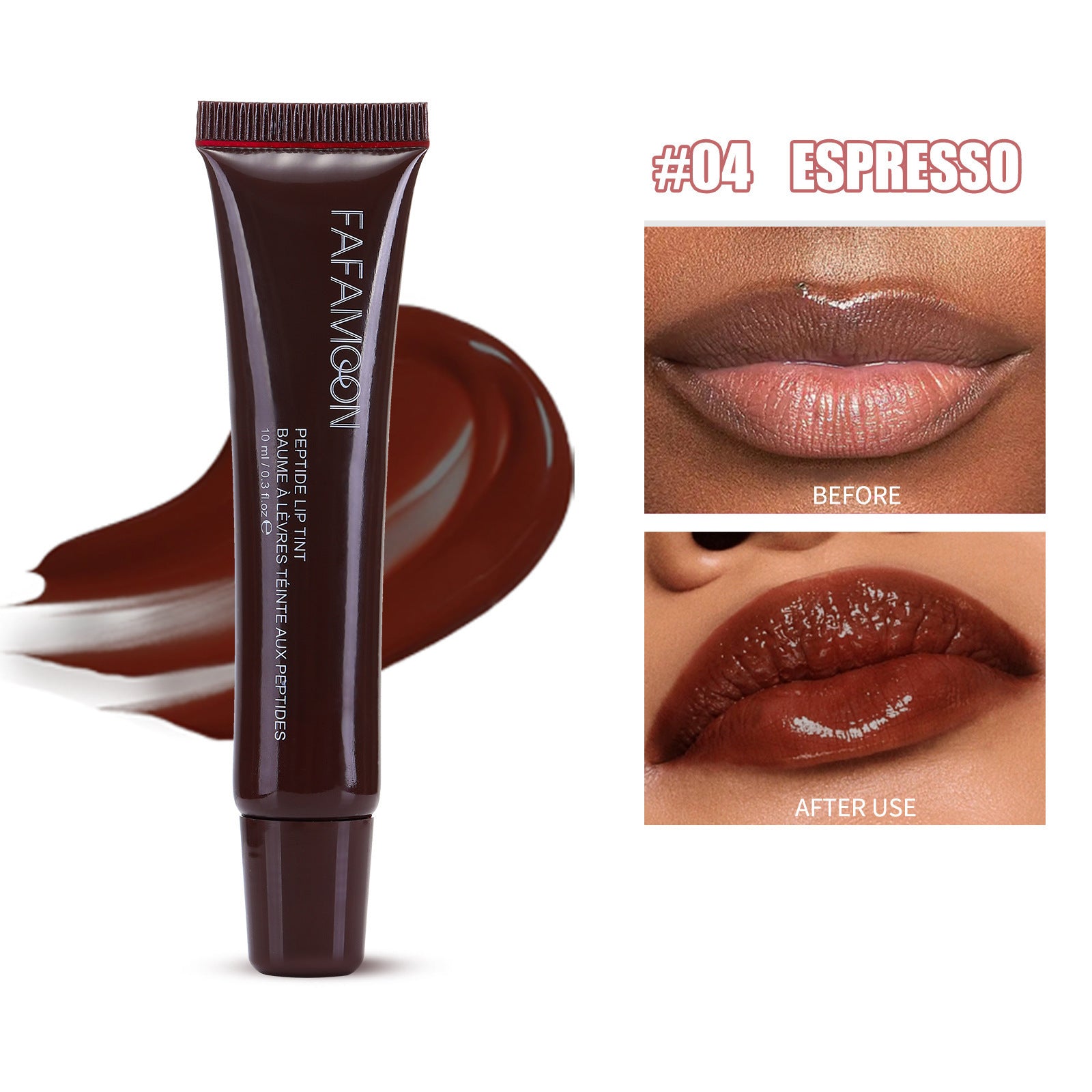 Glossy Waterproof Lip Glaze – Long-Lasting Tea Red Lipstick Glossy Lip Glaze Waterproof Long Lasting | Ectron Online