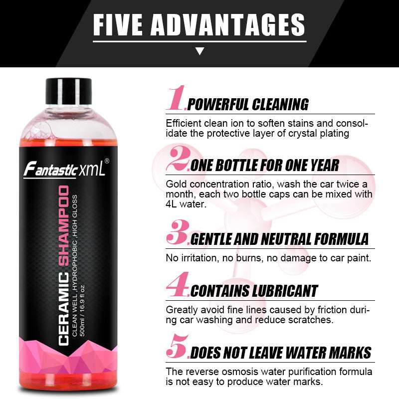 Strong Cleaning Agent Glazing Car Wash for High-Gloss Shine