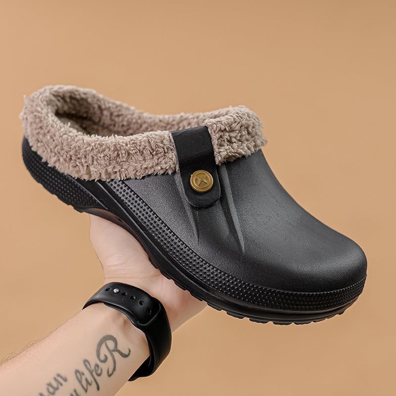 Waterproof Cotton Slippers – Comfortable Home Footwear Home waterproof cotton slippers | Ectron Online