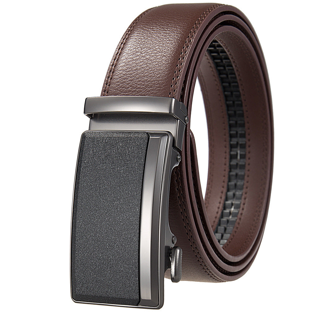 Men's Leather Belt - Business - Split Leather Men's Belts | Ectron Online