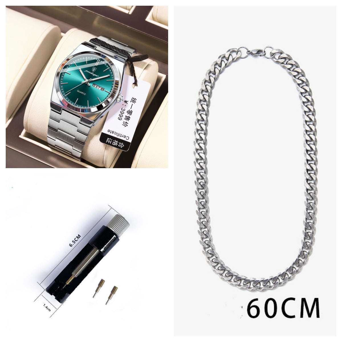 Men's Ultra-Thin Waterproof Watch Ultra-thin Men's Watch Waterproof Lumino | Ectron Online