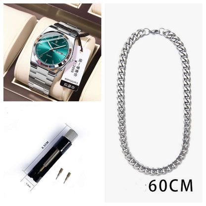 Men's Ultra-Thin Waterproof Watch Ultra-thin Men's Watch Waterproof Lumino | Ectron Online