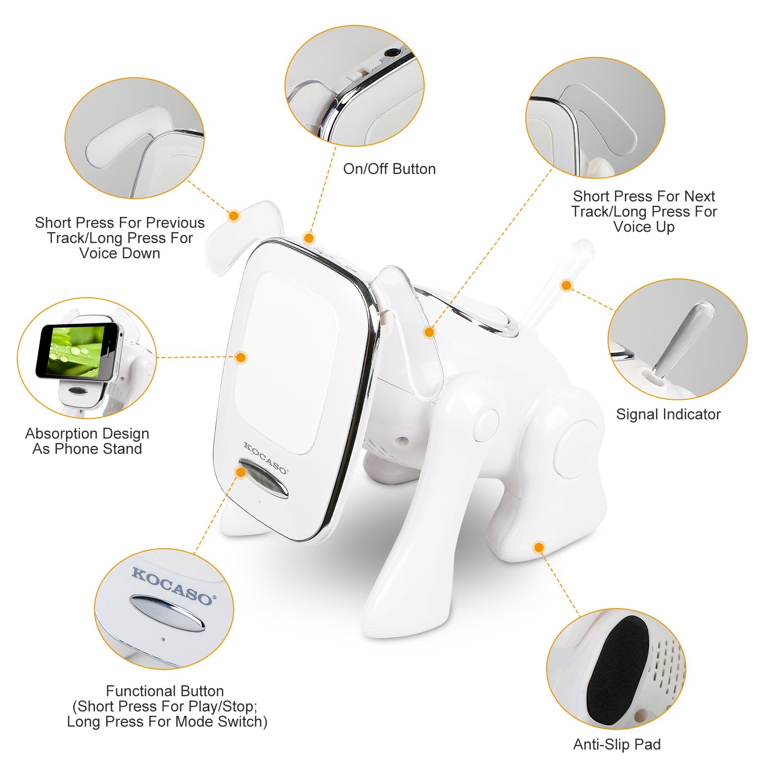 Puppy Dog Wireless Speaker | Mini Portable Bluetooth Animal Speaker