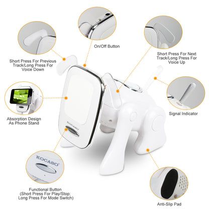 Puppy Dog Wireless Speaker | Mini Portable Bluetooth Animal Speaker Puppy Dog Wireless Speaker Portable Mini | Ectron Online