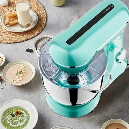 5L & 4.5L Dual Bowl Stand Mixer - 10-Speed Tilt-Head Blue Mixer 5L & 4.5L Dual Bowls Stand Mixer, 10 Sp | Ectron Online