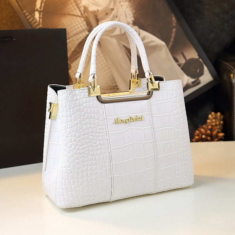 Fashion Print Light Luxury Handbag - Atmospheric Style Fashion Print Atmospheric Light Luxury H | Ectron Online