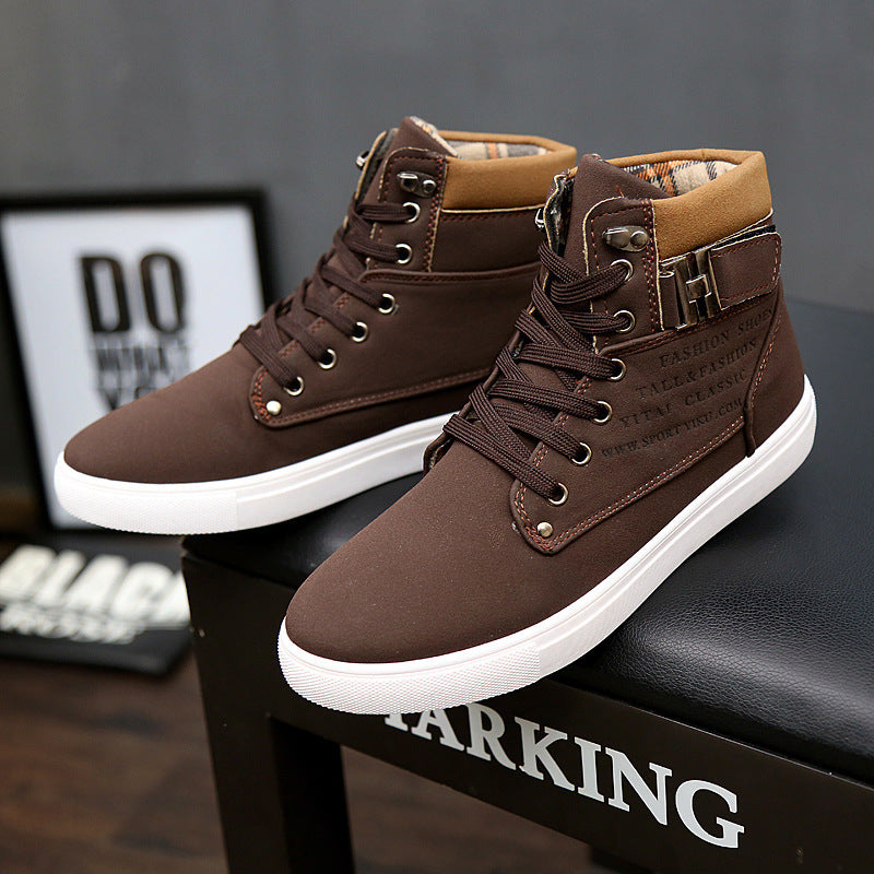 Men’s Martin Boots – Lace-Up Flat Shoes Martin Boots Men Lace-up Flat Shoes | Ectron Online