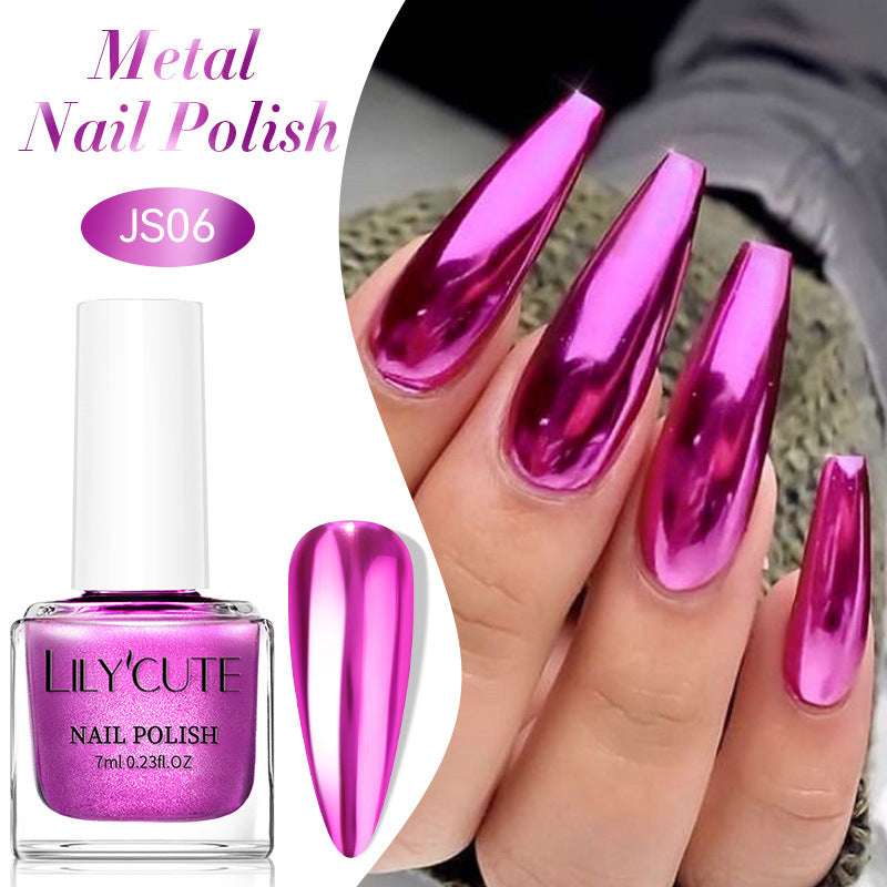 Quick-Dry Metallic Mirror Nail Polish Quick-dry Metallic Mirror Nail Polish, N | Ectron Online