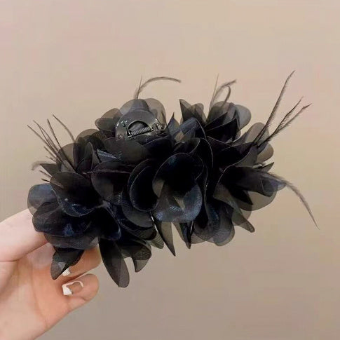 Elegant Bun Grabber Clip – Minimalist Floral Hair Accessory Bun Grabber Clip Headdress Sense Barrett | Ectron Online