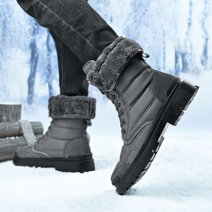 Men’s New Outdoor Plus Cotton High-Top Fashion Boots

