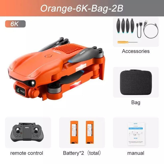 4DRC F12 RC Drone GPS 5G WIFI 6K HD Wide Angle Dual Camera Smart Follow Quadcopter,Professional Drones,adult Drones, For Beginners,Logistics Is Randomly Sent By USPS,FEDEX