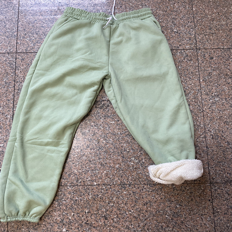 Cozy Fleece Sweatpants: Plus Sizes Available Wide Leg Pants | Ectron Online