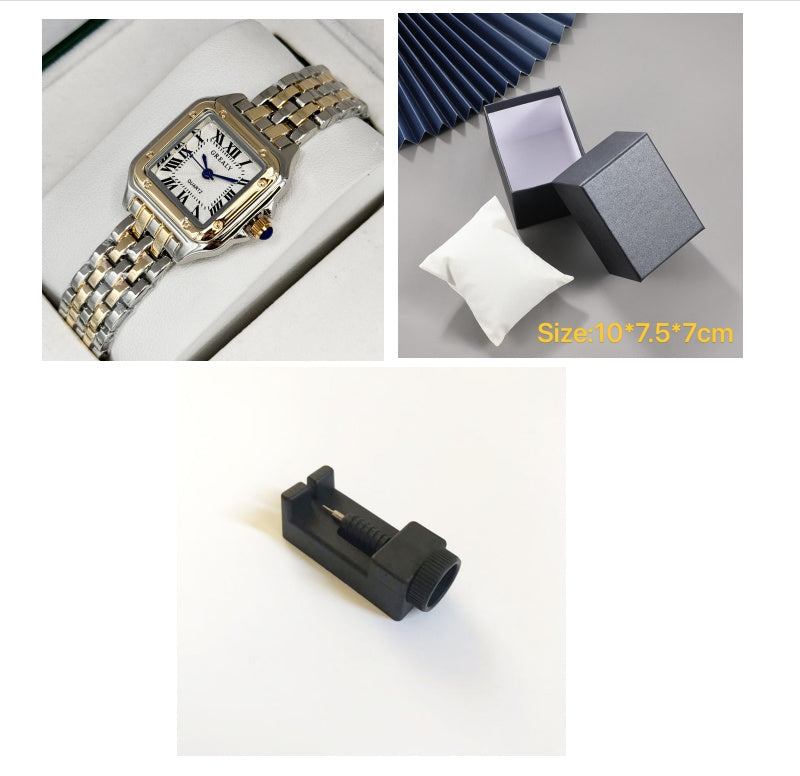 Fashionable Square Waterproof Watch Waterproof Women's Square Watch Fashion | Ectron Online