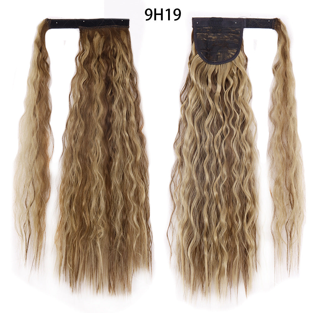 Water Wave Ponytail Wig - Elegant & Easy Style Ponytail Wig Water Wave Velcro Banding C | Ectron Online