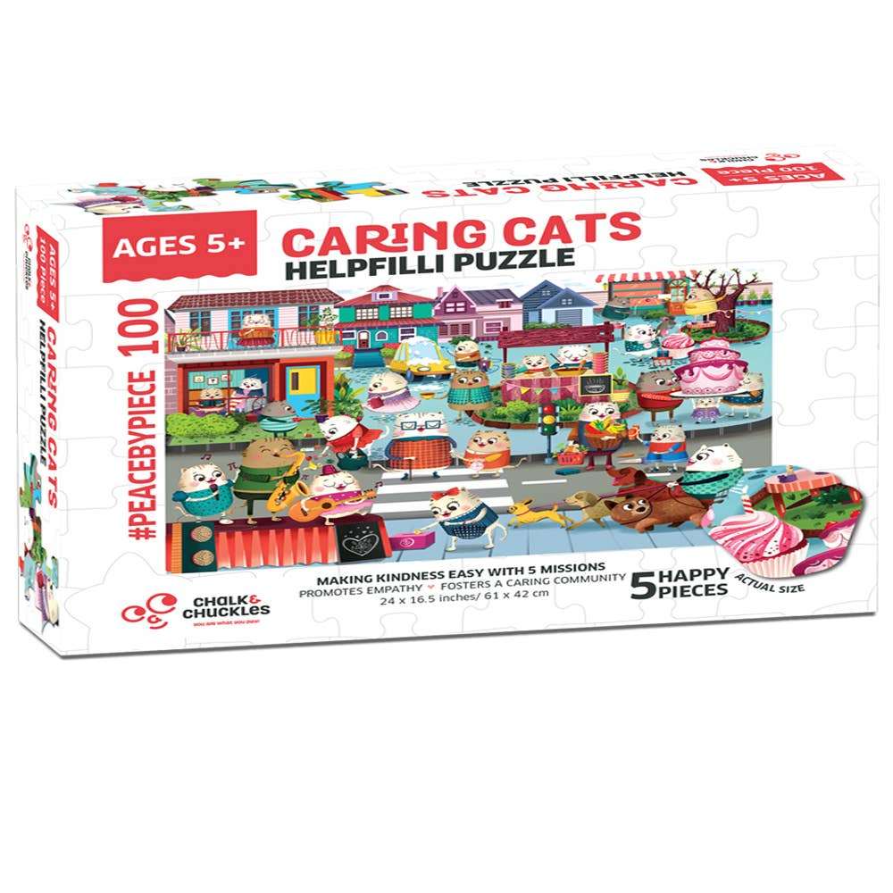 Caring Cats Jigsaw Puzzle Caring Cats Piece Jigsaw Puzzle Play & L | Ectron Online