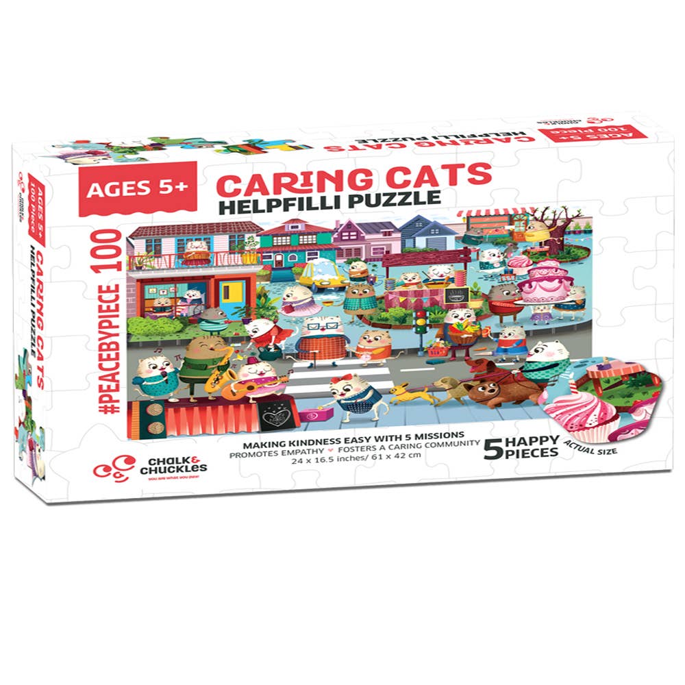 Caring Cats Jigsaw Puzzle