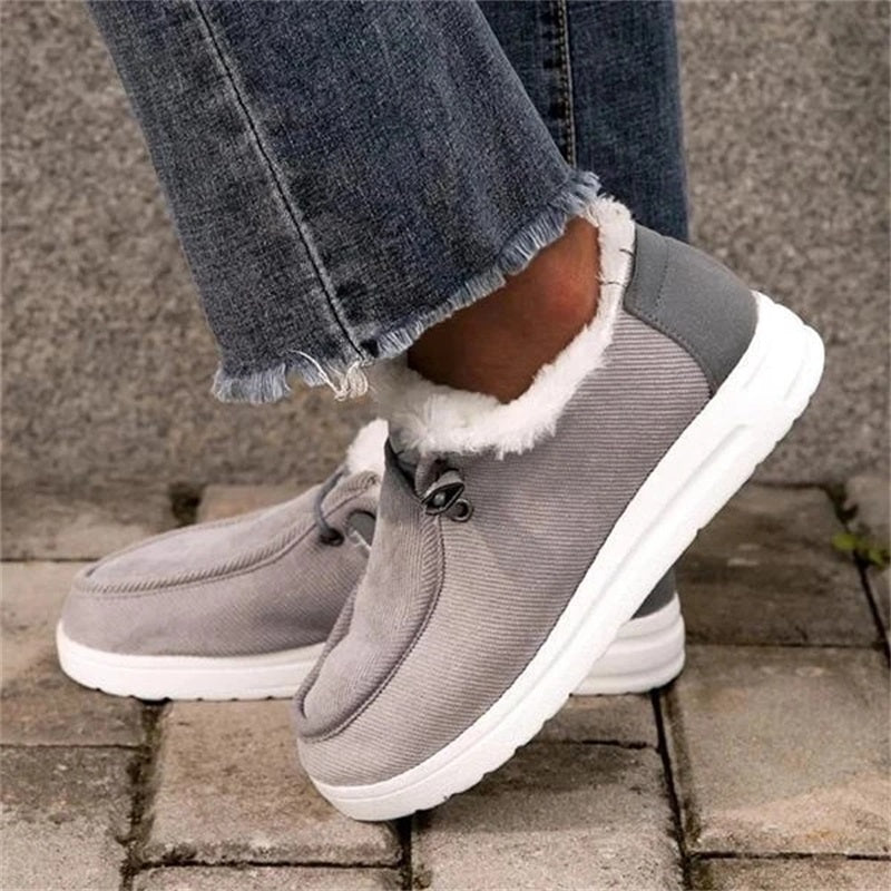 Snow Boots Women Warm Plush Ankle Boots Winter Shoes